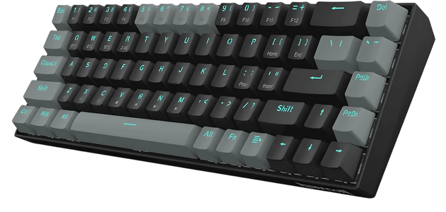 Redragon K662 Gwern Wireless Gaming Mechanical Keyboard - Red Switch - Black/Grey  for sale in Egypt from Games2Egypt