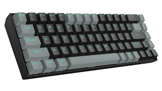 Redragon K662 Gwern Wireless Gaming Mechanical Keyboard - Red Switch - Black/Grey  for sale in Egypt from Games2Egypt