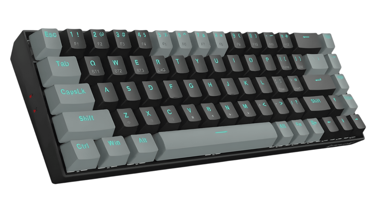 Redragon K662 Gwern Wireless Gaming Mechanical Keyboard - Red Switch - Black/Grey  for sale in Egypt from Games2Egypt