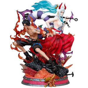 One Piece - Yamato & Ace - Divine Wolf & Fire Fist - Figure  for sale in Egypt from Games2Egypt