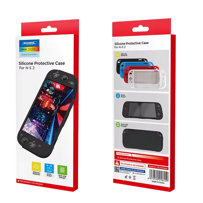 Dobe TNS-3158 Silicone Protective Case for Switch 2 - Black