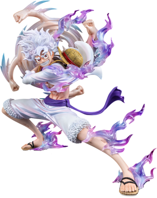 One Piece - Luffy Gear 5 - Dynamic Swinging Punch - Figure