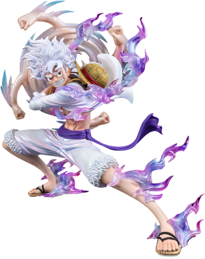 One Piece - Luffy Gear 5 - Dynamic Swinging Punch - Figure