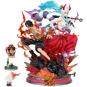 One Piece - Yamato & Ace - Divine Wolf & Fire Fist - Figure -  for sale in Egypt from Games2Egypt