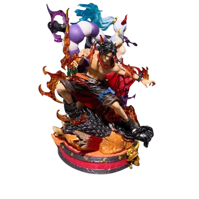 One Piece - Yamato & Ace - Divine Wolf & Fire Fist - Figure  for sale in Egypt from Games2Egypt