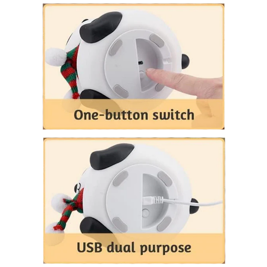 Cute & Fun Panda - Rechargeable Silicone Night Light & Lamp – image 3