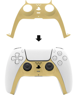 PS5 Controller Decorative Strip - Light Yellow