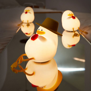 Cute & Fun Duck - Rechargeable Silicone Night Light & Lamp  for sale in Egypt from Games2Egypt