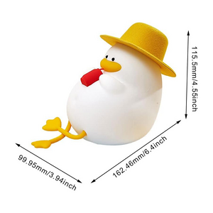 Cute & Fun Duck - Rechargeable Silicone Night Light & Lamp  for sale in Egypt from Games2Egypt