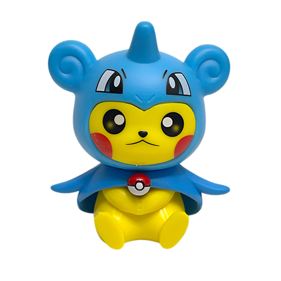 Pokemon - Pikachu Poliwhirl Costume - Mini Figure
