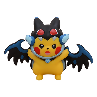 Pokemon - Pikachu Charizard Mega X Cosplay - Mini Figure