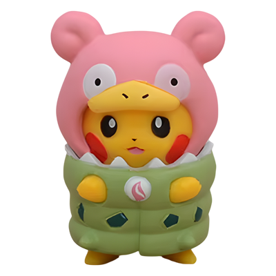 Pokemon - Pikachu Slowpoke Poncho - Mini Figure