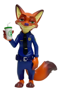 Zootopia - Nick Wilde Officer Edition - Mini Figure -  for sale in Egypt from Games2Egypt
