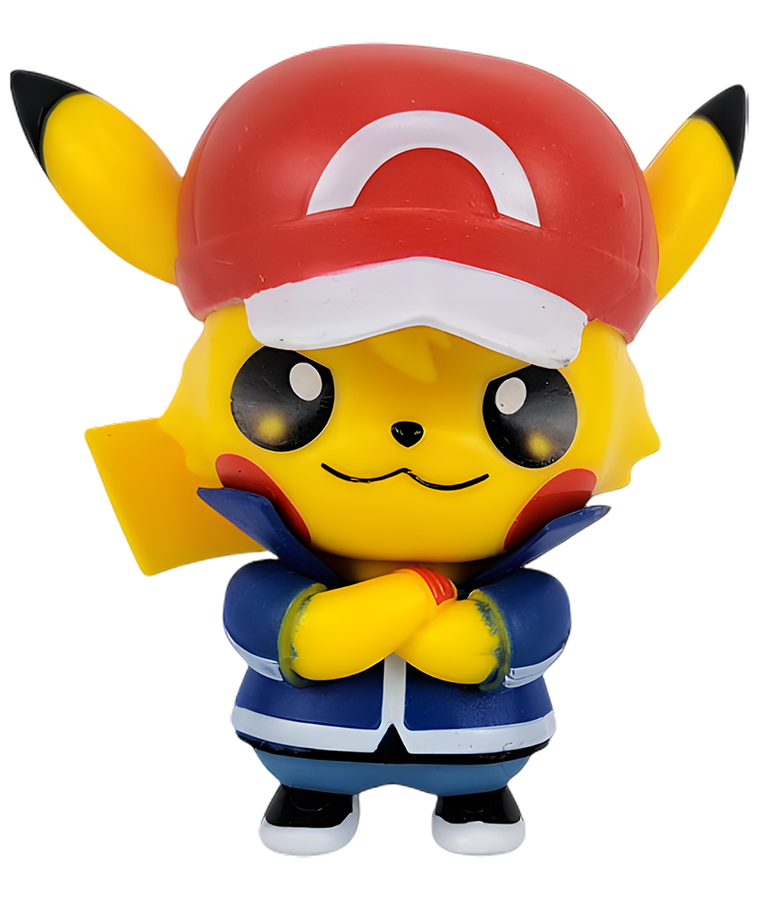 Pokemon - Pikachu Trainer Cap Pose - Mini Figure