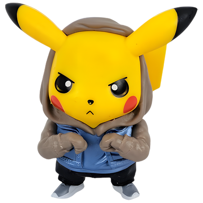 Pokemon - Pikachu Blue Hoodie Stance - Mini Figure