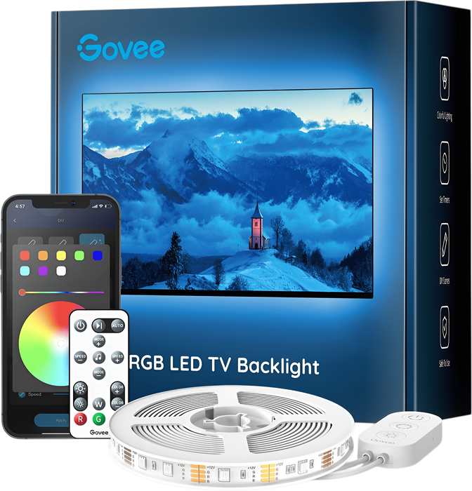 Govee H61790A1 Bluetooth LED TV Backlight - 46:60 Inch  for sale in Egypt from Games2Egypt