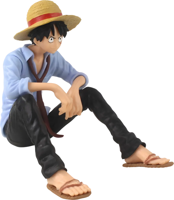 One Piece – Luffy Sitting - Blue Shirt - Figure  for sale in Egypt from Games2Egypt