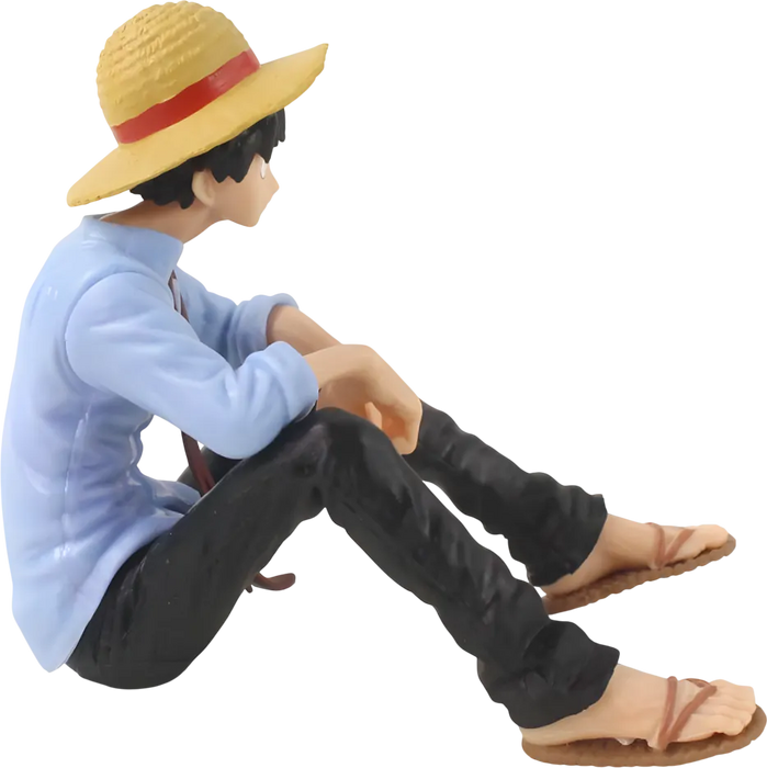 One Piece – Luffy Sitting - Blue Shirt - Figure  for sale in Egypt from Games2Egypt
