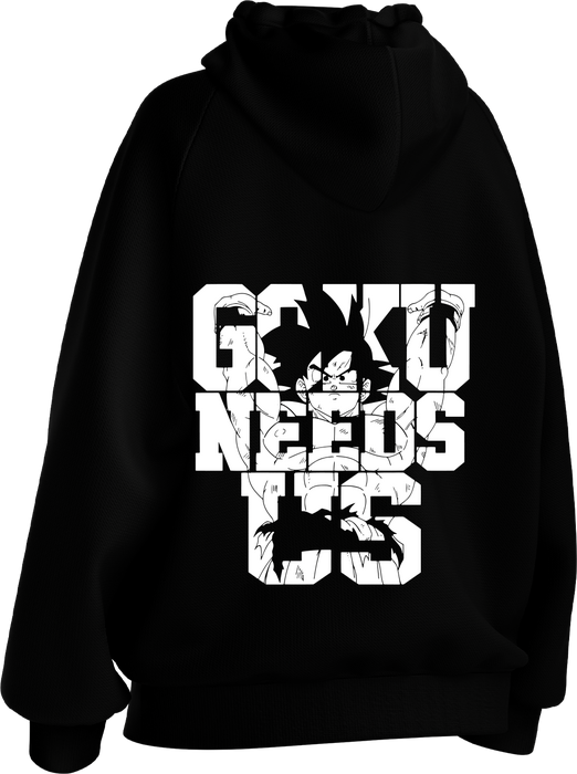 Goku Needs Us – Dragon Ball Kids Hoodie  for sale in Egypt from Games2Egypt