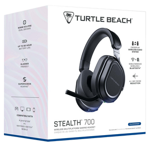 Turtle Beach Stealth 700 Gen-3  Wireless Gaming Headset for PS4/PS5 - Black  for sale in Egypt from Games2Egypt