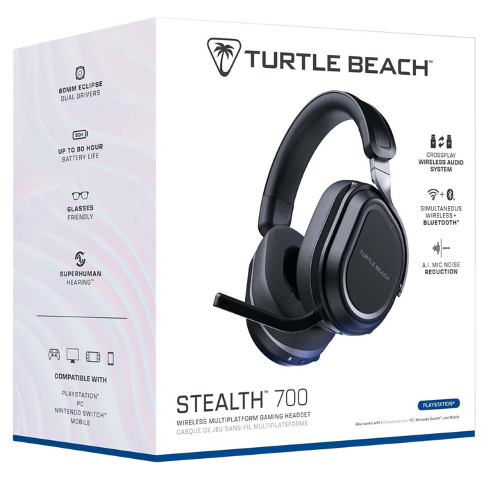 Turtle Beach Stealth 700 Gen-3  Wireless Gaming Headset for PS4/PS5 - Black  for sale in Egypt from Games2Egypt