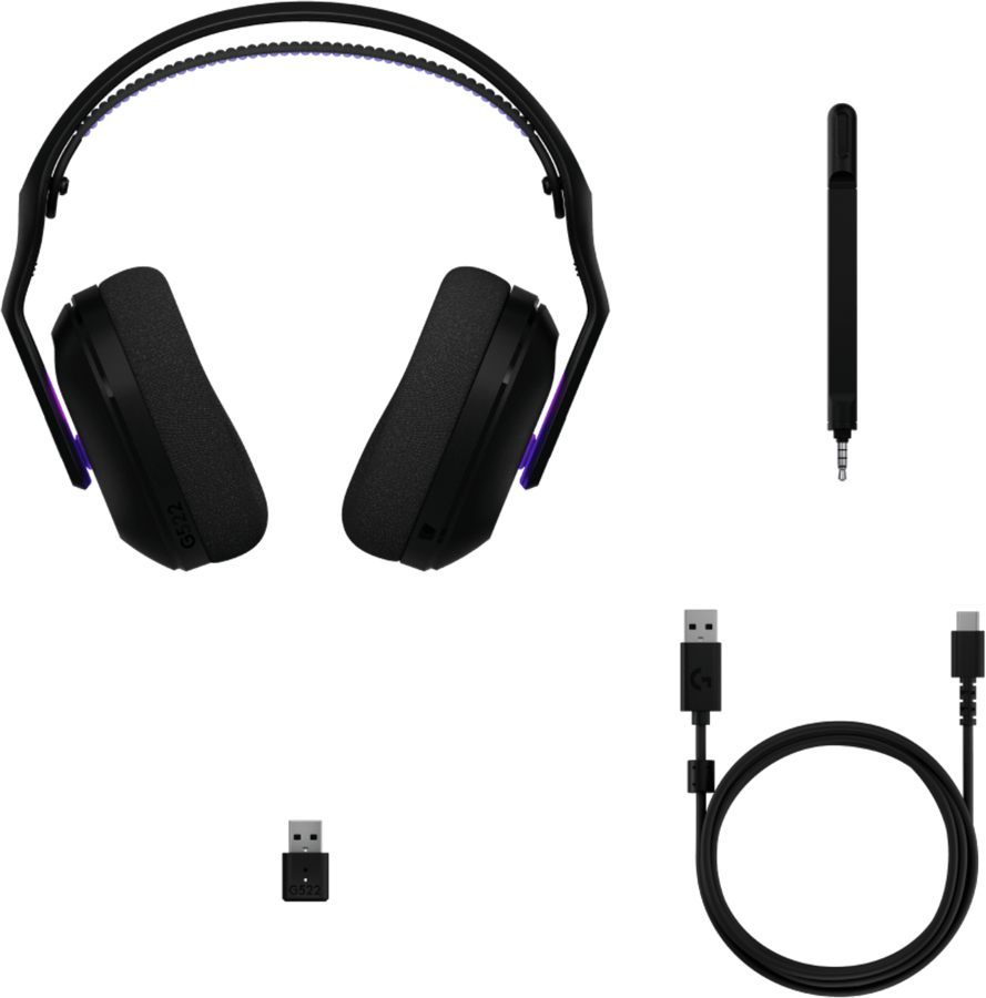 Logitech G522 LIGHTSPEED – Wireless Gaming Headset - Black – image 5