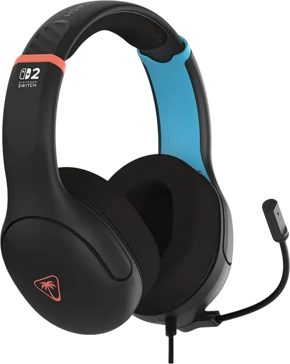 Turtle Beach Airlite Fit Wired Gaming Headset for Switch - Charcoal Blue/Red – image 4