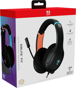 Turtle Beach Airlite Fit Wired Gaming Headset for Switch - Charcoal Blue/Red  for sale in Egypt from Games2Egypt