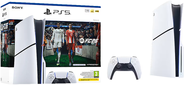 Sony PlayStation 5 Slim Console (Disc Edition) EA SPORTS FC 26 Bundle - 1TB - 1Y Warranty -  for sale in Egypt from Games2Egypt