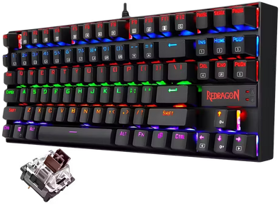 Redragon K552 KUMARA RGB Mechanical Gaming Keyboard - Brown Switch   for sale in Egypt from Games2Egypt