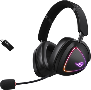 ASUS ROG Delta II Tri-mode RGB Wireless Gaming Headset - Black -  for sale in Egypt from Games2Egypt