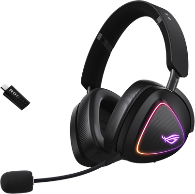 ASUS ROG Delta II Tri-mode RGB Wireless Gaming Headset - Black