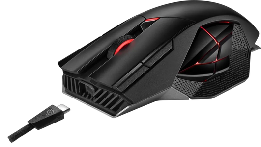 ASUS ROG Spatha X RGB Wireless Gaming Mouse - Black  for sale in Egypt from Games2Egypt