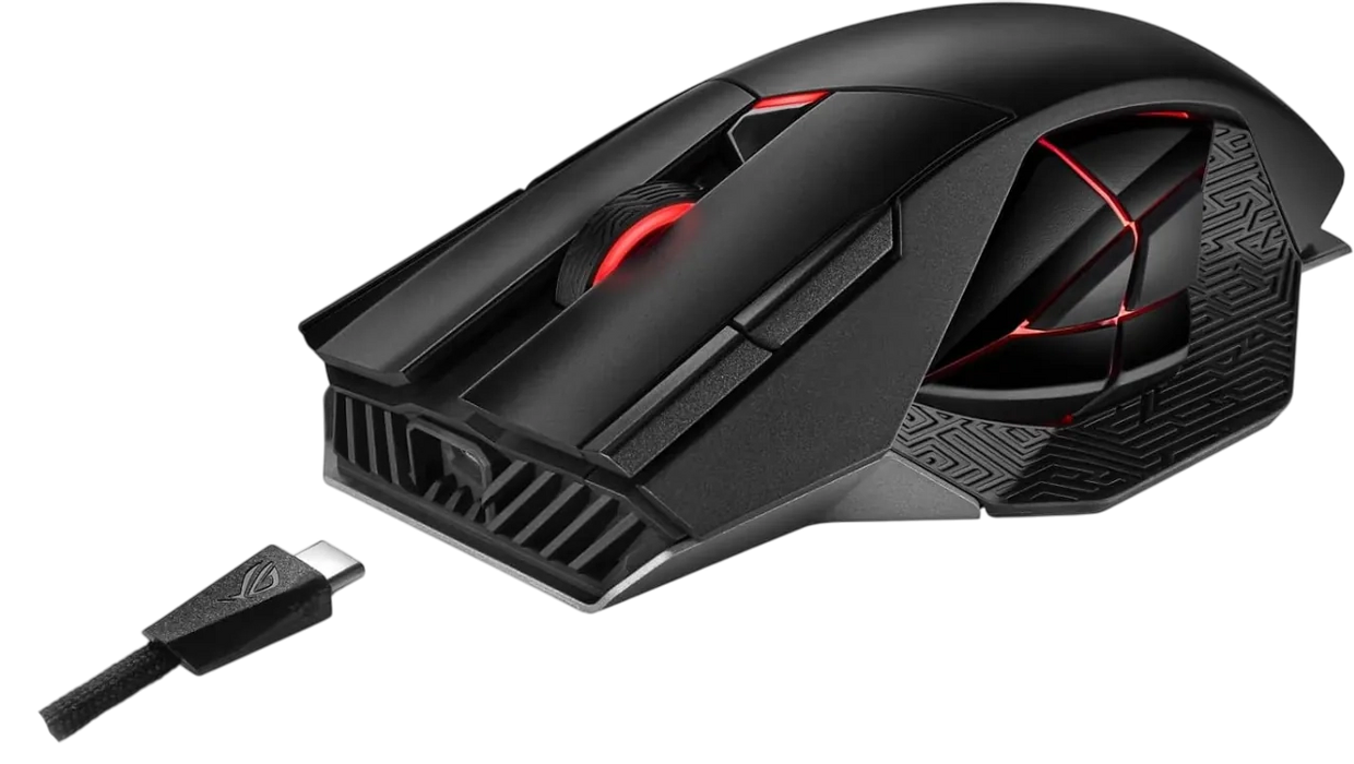 ASUS ROG Spatha X RGB Wireless Gaming Mouse - Black  for sale in Egypt from Games2Egypt