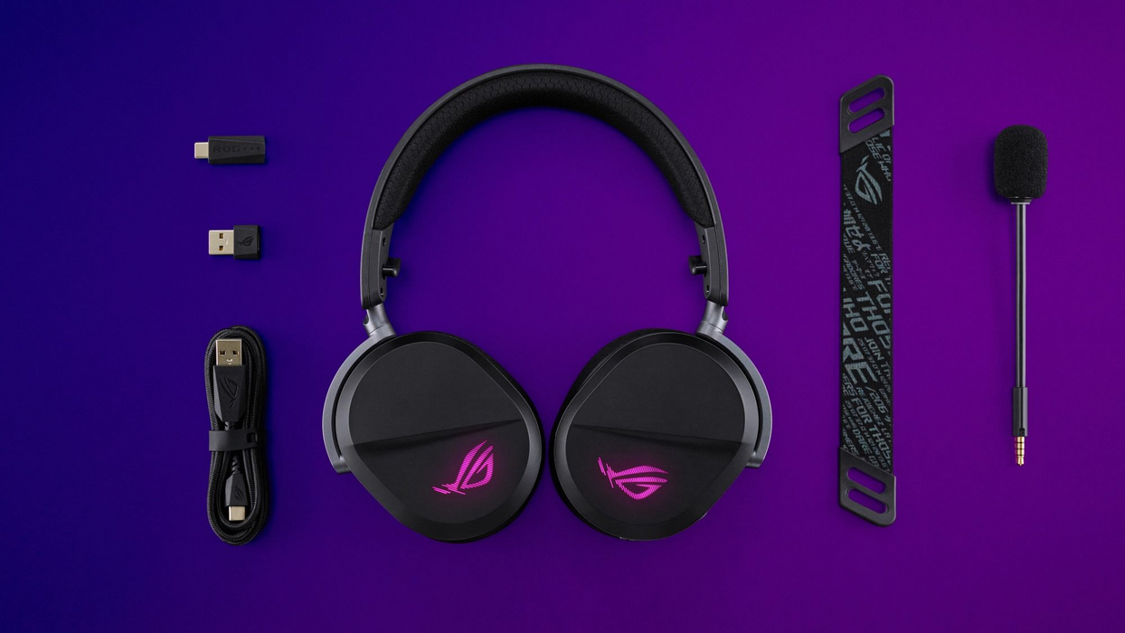 ASUS ROG Pelta Tri-mode RGB Wireless Gaming Headset - Black  for sale in Egypt from Games2Egypt