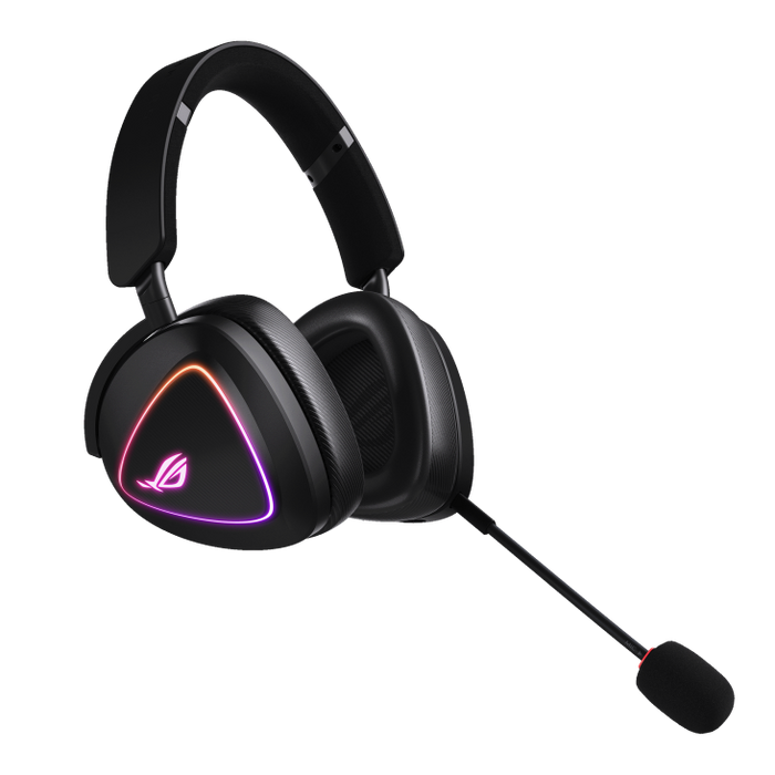 ASUS ROG Delta II Tri-mode RGB Wireless Gaming Headset - Black  for sale in Egypt from Games2Egypt