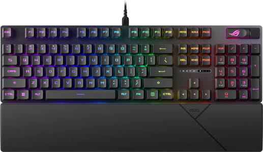 إيه سوس روج ستريكس سكوب 2 آر إكس كيبورد جيمينج ميكانيكال RGB سلكي بمفاتيح ضوئية سويتش أحمر – أسود  للبيع في مصر من خلال Games2Egypt
