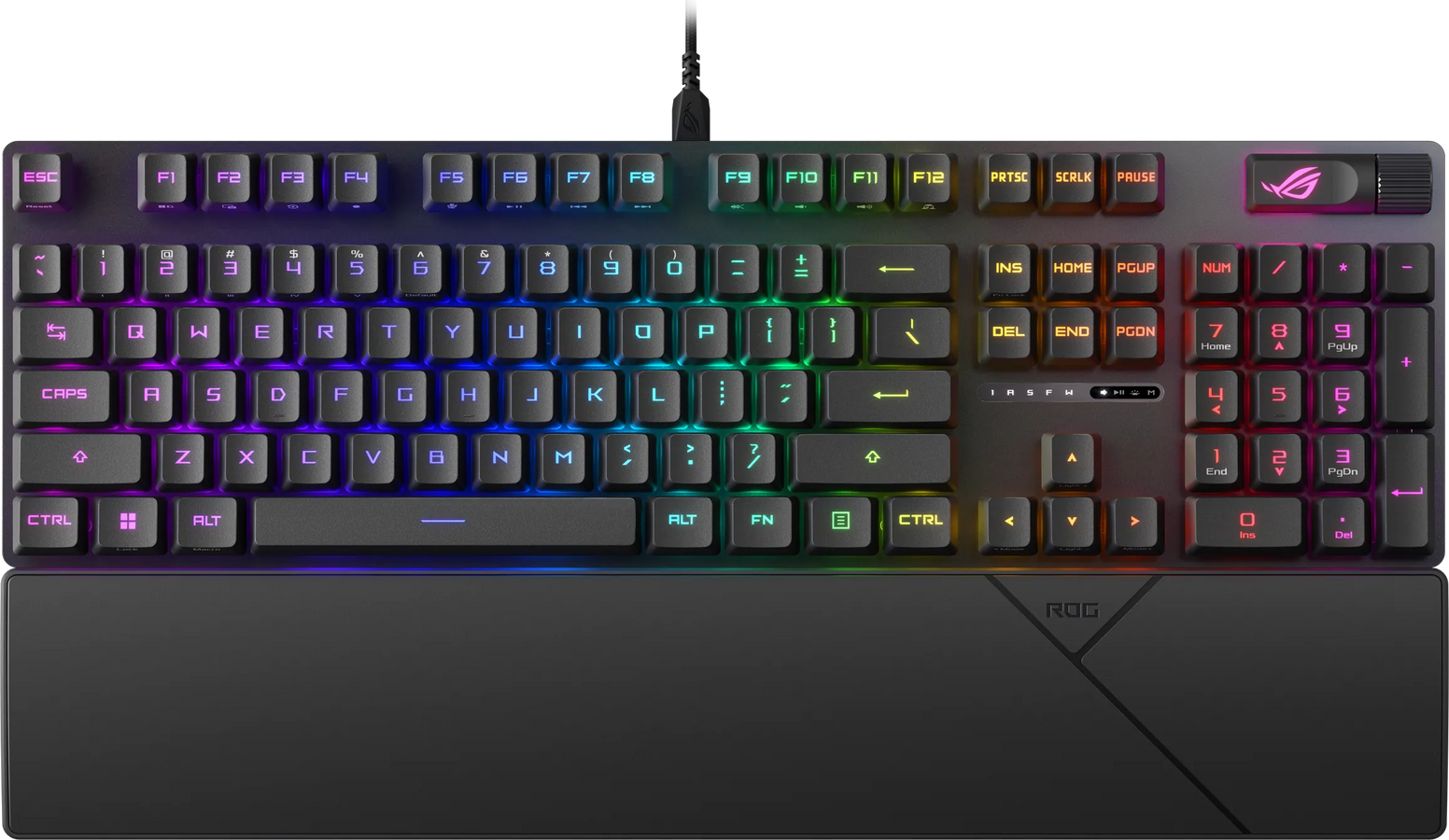 إيه سوس روج ستريكس سكوب 2 آر إكس كيبورد جيمينج ميكانيكال RGB سلكي بمفاتيح ضوئية سويتش أحمر – أسود