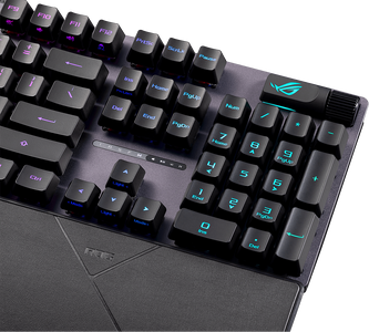 إيه سوس روج ستريكس سكوب 2 آر إكس كيبورد جيمينج ميكانيكال RGB سلكي بمفاتيح ضوئية سويتش أحمر – أسود  للبيع في مصر من خلال Games2Egypt