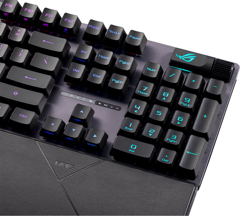 إيه سوس روج ستريكس سكوب 2 آر إكس كيبورد جيمينج ميكانيكال RGB سلكي بمفاتيح ضوئية سويتش أحمر – أسود  للبيع في مصر من خلال Games2Egypt