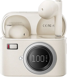 REMAX Cozybuds W33 Bluetooth Wireless Earbuds - Off White -  for sale in Egypt from Games2Egypt