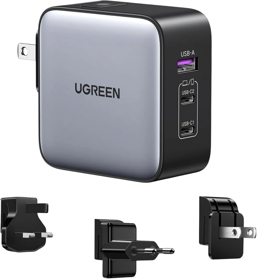 UGREEN X558 65W Fast Charger GaN 1-USB-A & 2-USB-C