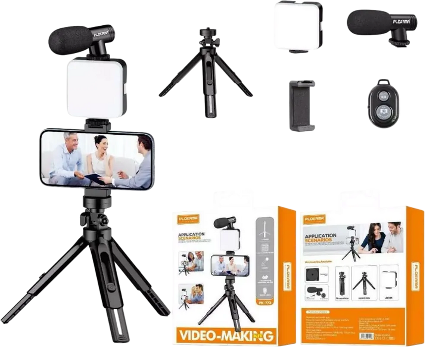 Plokama PK-773 Video Making Kit for Smart Phone  for sale in Egypt from Games2Egypt