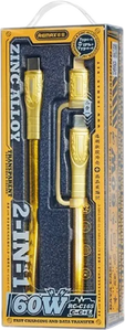 Remax RC-C165 60W Fast Charging Cable USB-C & Lighting 1.2M - Gold  for sale in Egypt from Games2Egypt