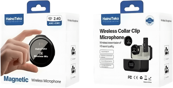 Haino Teko Mini Magnetic Wireless Microphone -  for sale in Egypt from Games2Egypt
