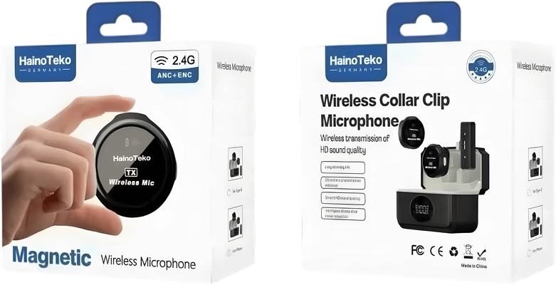 Haino Teko Mini Magnetic Wireless Microphone