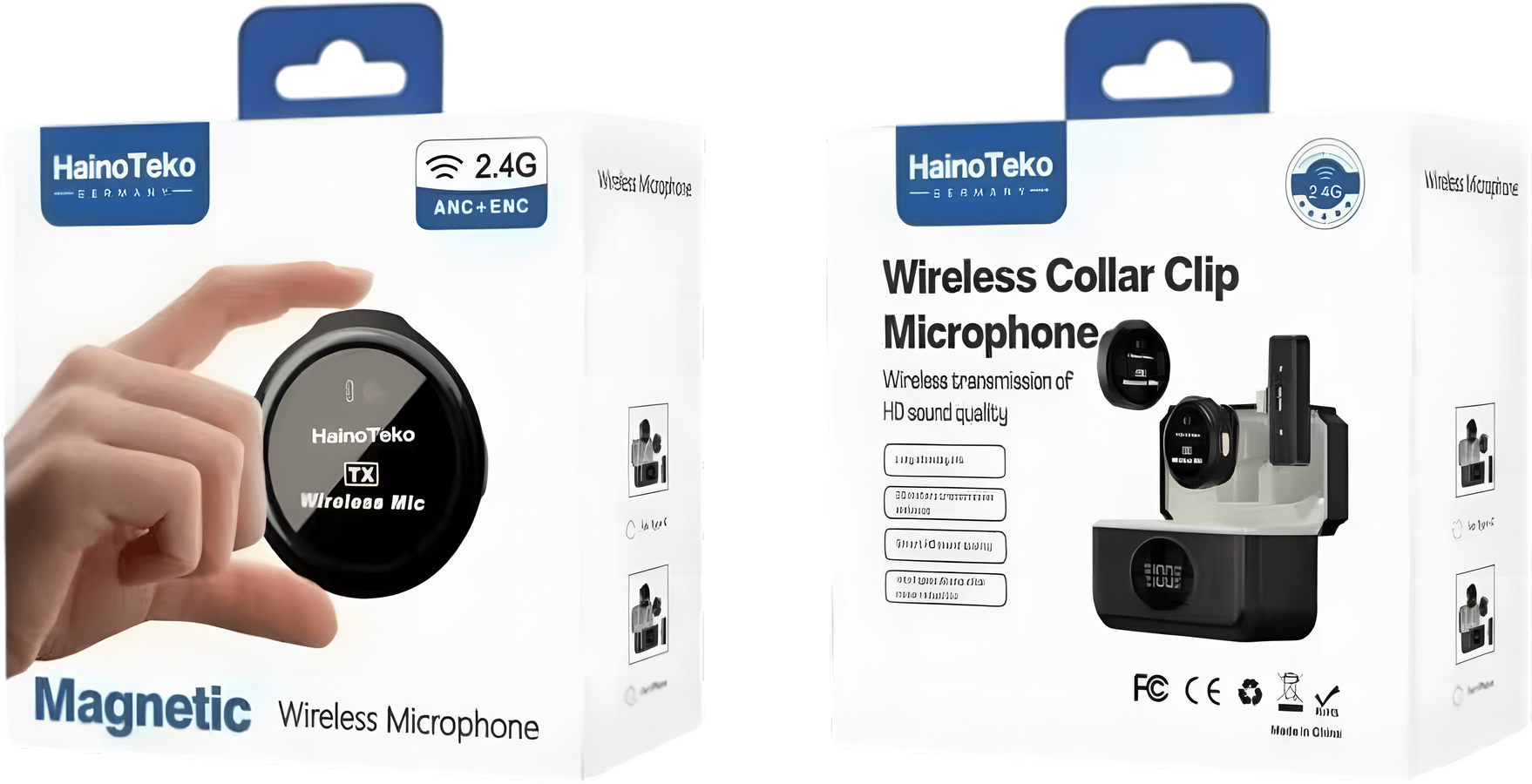Haino Teko Mini Magnetic Wireless Microphone