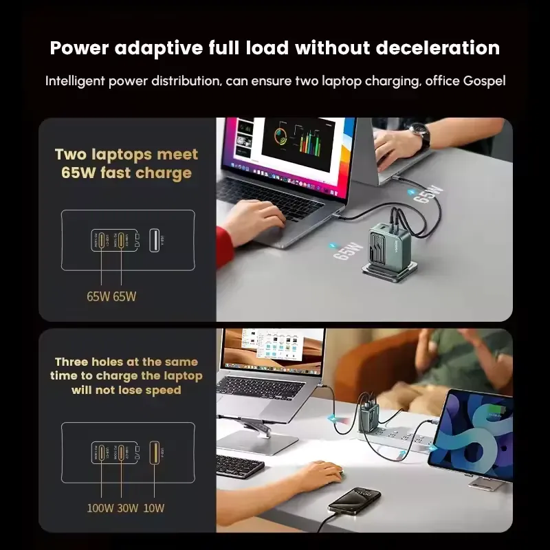 UGREEN CD289 140W GaN Fast Charger With 240W USB-C Cable 1.5M - Black – image 3