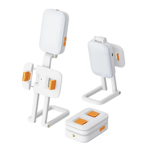 MOXOM MX-LB10 2-in-1 RGB Light Stand & Mobile Holder - White -  for sale in Egypt from Games2Egypt