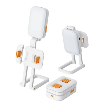 MOXOM MX-LB10 2-in-1 RGB Light Stand & Mobile Holder - White
